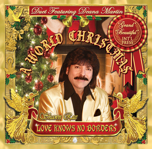 Album cover of Shawn Rae's A World Christmas duet featuring Deana Martin